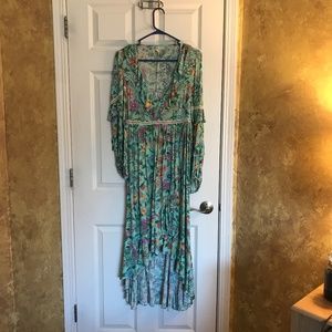 SPELL Sayulita Frill Dress Birthstone (Size Small)